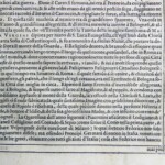 La pagina in cui è descritta la venuta in Bologna della Madonna di San Luca