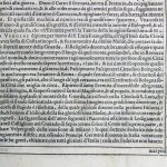 La pagina in cui è descritta la venuta in Bologna della Madonna di San Luca