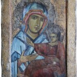 L'Immagine durante il restauro. 2012 è in corso la seconda fase del restauro.