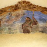 Arco 182: il pellegrino greco affrescato.
