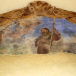 Arco 182: il pellegrino greco affrescato.