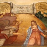 Arco 188: affresco della Annunciazione