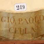 Arco 249 - Cartiglio con la scritta "Gio. Paolo Cella"