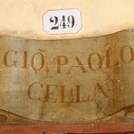 Arco 249 - Cartiglio con la scritta "Gio. Paolo Cella"