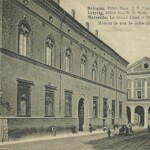 L'Hotel Brun, già palazzo Ghisilieri. Semidistrutto da un bombardamento durante la seconda guerra mondiale, fu quasi completamente demolito negli anni della ricostruzione post bellica (si è conservato solo l'angolo su via Alfredo Testoni), e sostituito dal Palazzo del Toro.