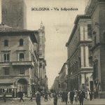 Insolita vista di via dell'Indipendenza. Infatti è stata stampata invertendo destra e sinistra ...