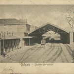 Stazione ferroviaria di Bologna alla fine del XIX secolo.